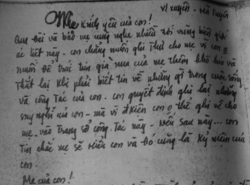 Thư của liệt sỹ Trần Trung Trực